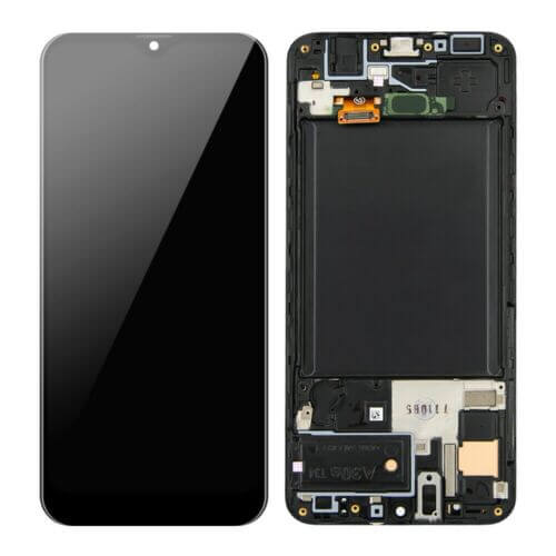 SAMSUNG A30S LCD WITH FRAME BLACK A307 5504 - image 1